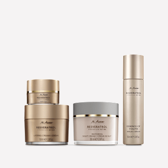 M. Asam RESVERATROL PREMIUM NT50 Set de soin raffermissant du visage XXL 4 pièces