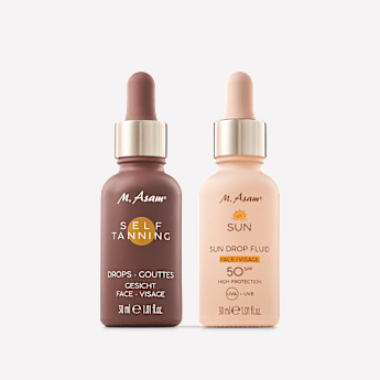 M. Asam SUN Sérum de protection solaire SPF 50 & concentré autobronzant