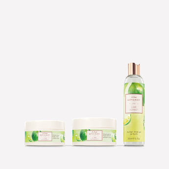 M. Asam BATH&BODY LIME SORBET Körperpflege Routine 3-teilig