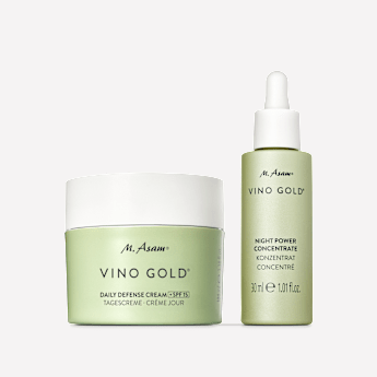 M. Asam VINO GOLD Daily Defense Tagescreme mit LSF 15 & Night Power Konzentrat