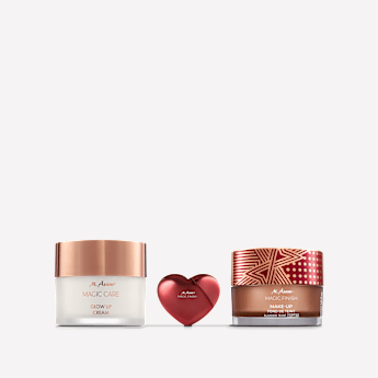 M. Asam MAGIC FINISH Coffret avec Fond de Teint Summer Teint Édition Birthday Love 3 Produits