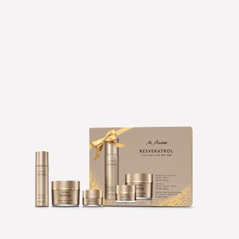 M. Asam RESVERATROL PREMIUM NT50 Coffret Cadeau aux Soins Raffermissants XXL 3 Produits