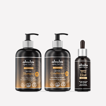 ahuhu THICKENING Routine de Soins Capillaires à la Caféine pour des Cheveux Fortifiés