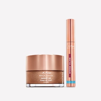 M. Asam MAGIC FINISH Fond de Teint Mousse Classic & Mascara Volume Intense Waterproof Démaquillage Facile