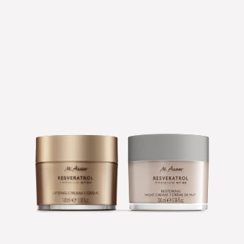 M. Asam RESVERATROL PREMIUM NT50 Crème Visage Liftante & Crème de Nuit Régénérante en XXL