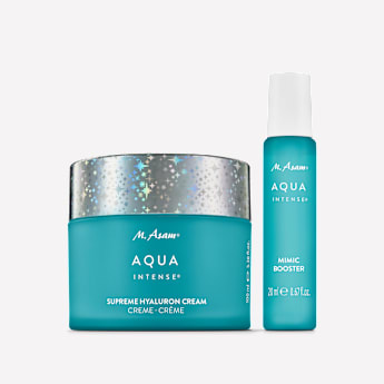M. Asam AQUA INTENSE Mimic Booster Serum & Supreme Hyaluron Creme Christmas Star Edition