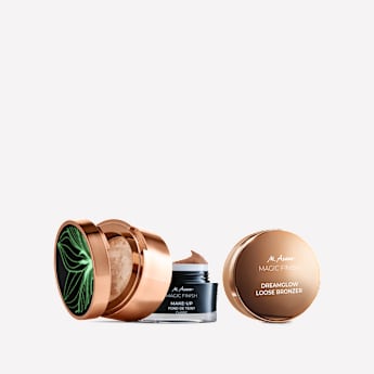 M. Asam MAGIC FINISH 2in1 Classic Glow In The Dark Edition & Dreamglow Puder-Bronzer Holiday Skin