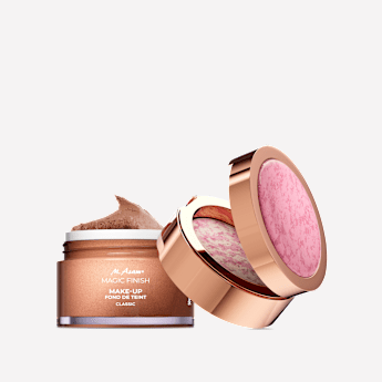 M. Asam MAGIC FINISH 2-en-1 Fond de Teint Mousse Classic et Blush multicolore effet marbré