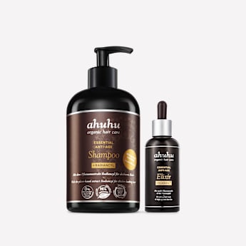 ahuhu ESSENTIAL Anti-Age Anti-Haarausfall Shampoo & Kopfhautserum mit Redensyl