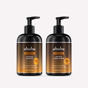 ahuhu THICKENING Coffein Shampoo & Conditioner Power Formula für kräftige Haare