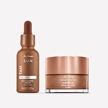 M. Asam MAGIC FINISH Make-up Mousse Classic & Self Tanning Drops Selbstbräuner