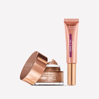 M. Asam MAGIC FINISH Glow Make-up Mousse Summer Glow und Grow & Tint Mascara Deep Black