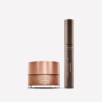 M. Asam MAGIC FINISH Make-up Mousse Classic & Ultra Magnetic Lift Mascara Deep Black
