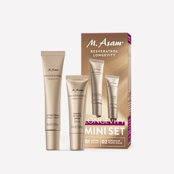 M. Asam RESVERATROL LONGEVITY Essence of Youth Serum & Lifting Gesichtscreme