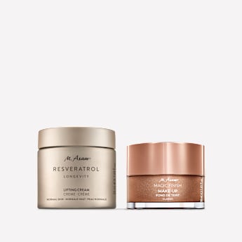 M. Asam RESVERATROL LONGEVITY Lifting Gesichtscreme & Make-up Mousse Classic