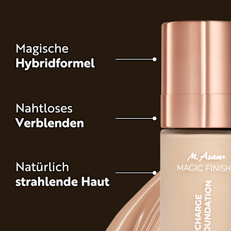 M. Asam MAGIC FINISH Supercharge Serum Foundation Warm Sand