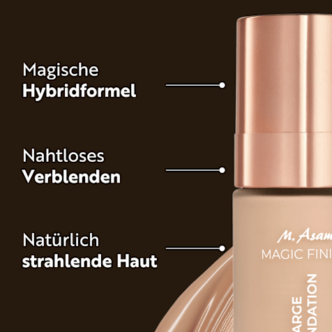 M. Asam MAGIC FINISH Supercharge Serum Foundation Cool Honey