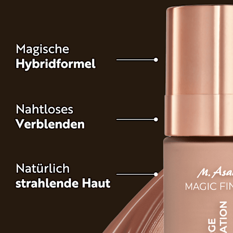 M. Asam MAGIC FINISH Supercharge Serum Foundation Deep Almond