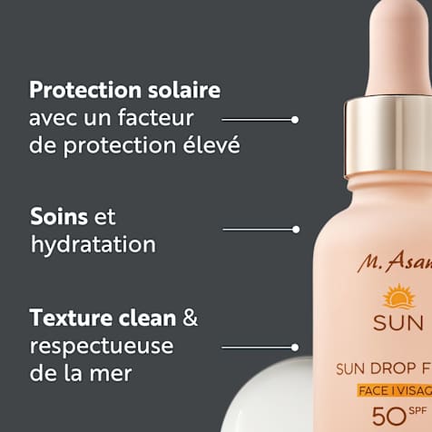 M. Asam SUN Sun Drop Fluid Sérum Solaire Visage SPF 50