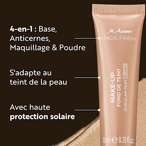 M. Asam MAGIC FINISH Fond de Teint Mousse Porcelain Teint SPF 30 Format Voyage