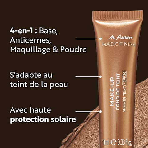 M. Asam MAGIC FINISH Fond de Teint Mousse Summer Teint SPF 30 Format Voyage