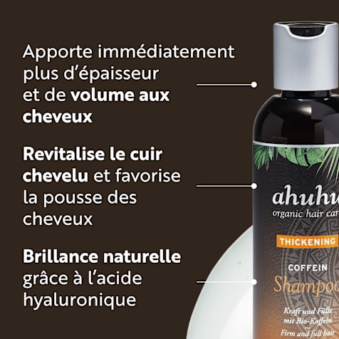 ahuhu THICKENING Shampoing à la Caféine