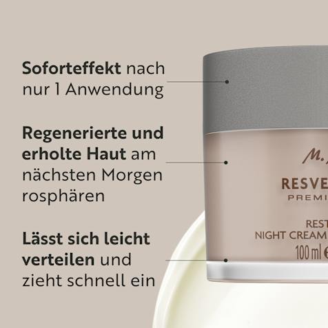 M. Asam RESVERATROL PREMIUM NT50 Regenerierende Nachtcreme