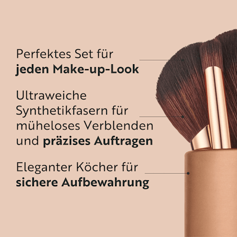 M. Asam MAGIC FINISH Make-up-Pinsel Set im Köcher