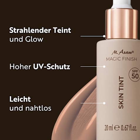 M. Asam MAGIC FINISH Skin Tint Foundation Cool Honey LSF 50