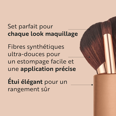 M. Asam MAGIC FINISH Ensemble de pinceaux de maquillage dans un étui