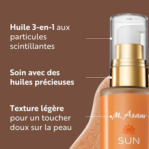 M. Asam SUN Huile Corporelle Scintillante SPF 15