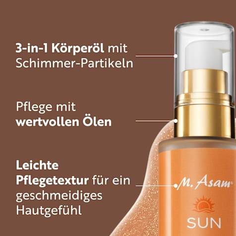 M. Asam SUN Schimmerndes Körperöl LSF 15