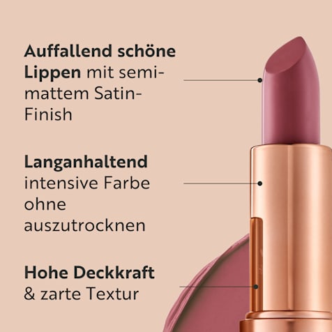 M. Asam MAGIC FINISH Satin Lippenstift Rosewood
