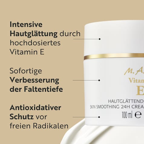 M. Asam Vitamin E Hautglättende 24h Creme
