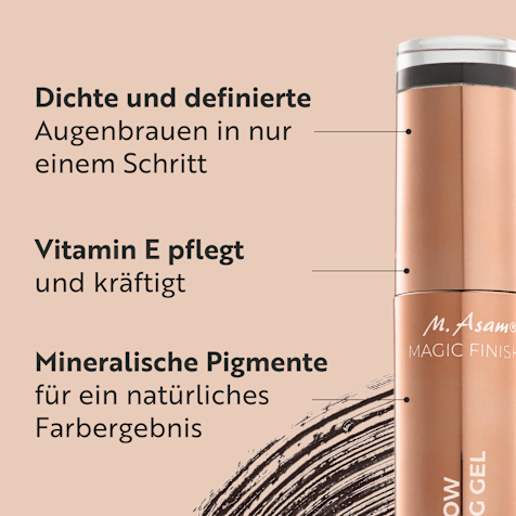 M. Asam MAGIC FINISH Brow Fixing Augenbrauen-Gel Dark