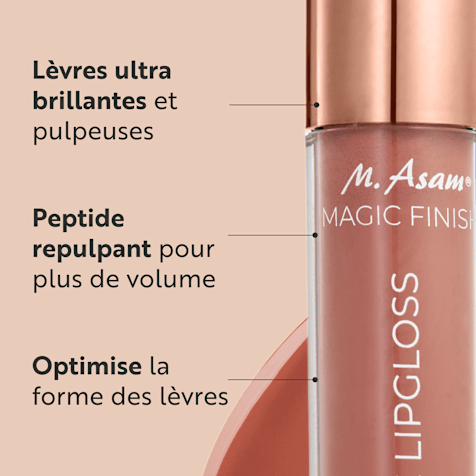 M. Asam MAGIC FINISH Gloss à Lèvres Ultra Glaze Crispy Peanut