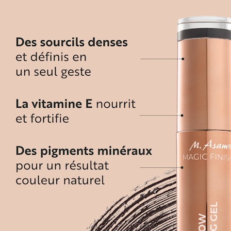 M. Asam MAGIC FINISH Brow Fixing Gel Fixateur de Sourcils Dark