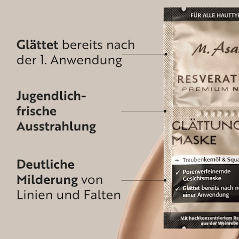M. Asam RESVERATROL PREMIUM NT50 Glättungsmaske