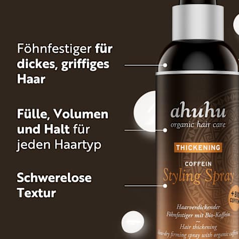 ahuhu THICKENING Coffein Styling Spray