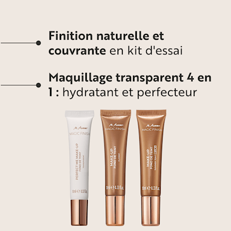 M. Asam MAGIC FINISH Ensemble découverte des bases du maquillage 3 pièces