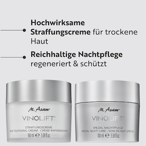 M. Asam VINOLIFT Straffungscreme & Spezial Nachtpflege