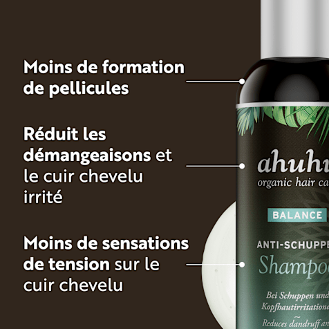 ahuhu BALANCE Shampoing Anti-Pelliculaire
