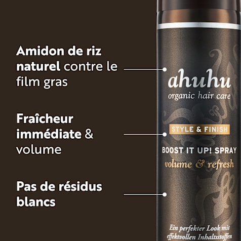 ahuhu STYLE & FINISH Boost it up Shampoing Sec 