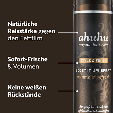 ahuhu STYLE & FINISH Boost it up! Trockenshampoo