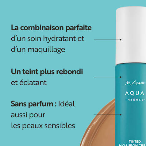M. Asam AQUA INTENSE Crème de Jour Teintée à l'Acide Hyaluronique
