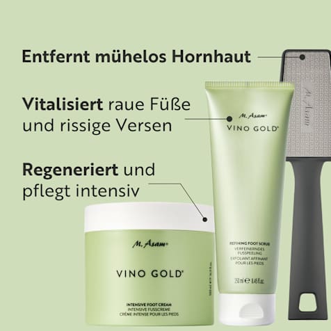 M. Asam VINO GOLD Fußpflege Set 3-teilig