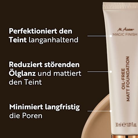 M. Asam MAGIC FINISH Ölfreie Mattierende Foundation Warm Sand