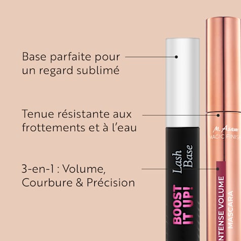 M. Asam MAGIC FINISH Boost it up Lash Base Primer pour Cils & Mascara Volume Intense Waterproof Démaquillage Facile