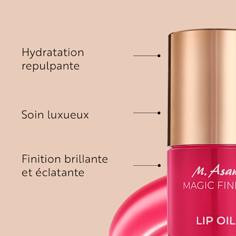 M. Asam MAGIC FINISH Huile pour les lèvres Raspberry Dream