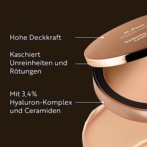 M. Asam MAGIC FINISH Barrier Protect Camouflage Foundation Soft Ivory 